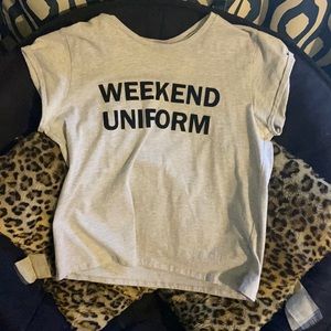 rue 21 large grey t shirt (fits more like medium)